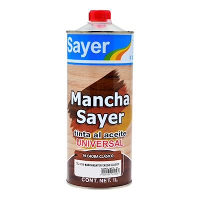 TINTA PARA MADERA AL ACEITE MATE INTERIOR ALTA PENETRACION 1 L