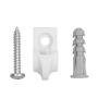 FIJADORES DE PARED DE MONTANTE BLANCO 2.7 CM