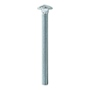 50 TORNILLOS COCHE 3/8 X 4 PULGADAS PLATA