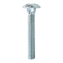 100 TORNILLOS COCHE 5/16 X 2 PULGADAS PLATA