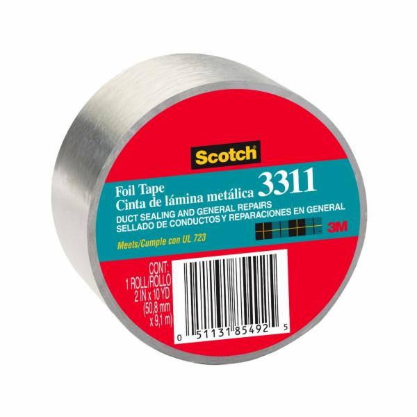 CINTA DE LÁMINA METÁLICA 50.8 MMX9.1 M PLATA SCOTCH