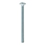 50 TORNILLOS COCHE 3/8 X 5 PULGADAS PLATA