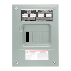 CENTRO DE CARGA QO DE 8 ESPACIOS 100 A MONOFÁSICA NEMA 1 DE EMPOTRAR ZAPATAS QO816L100F