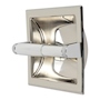 PORTARROLLO DE PAPEL METAL PLATA