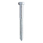 PIJA HEXAGONAL HILLMAN 1/2 X 5 PULGADAS PLATA 50 PIEZAS