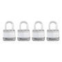 CANDADO MAGNUM DE ACERO LAMINADO DE 44MM-4 PIEZAS
