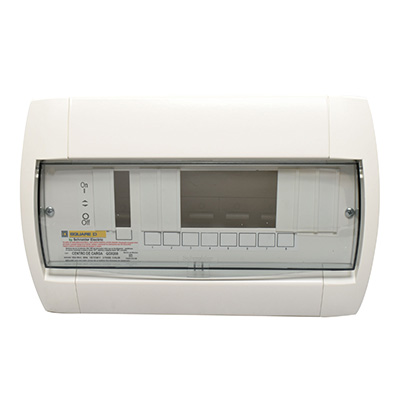 CENTRO DE CARGA QOX DE 10 ESPACIOS 100 A BIFÁSICA NEMA 1 DE SOBREPONER QOX208