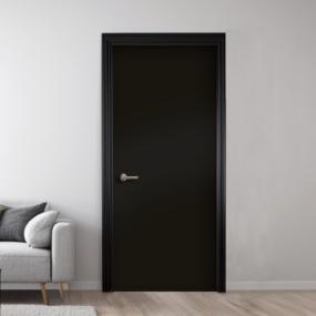 PUERTA INTERIOR TAMBOR 90 X 213 CM CHOCOLATE