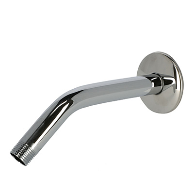 BRAZO PARA REGADERA CON CHAPETON ACERO INOXIDABLE CROMO RESISTENTE A LA CORROSIÓN
