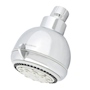 CABEZAL DE REGADERA FIJA CIRCULAR 86 MM ABS CROMO 5 FUNCIONES ANTISARRO