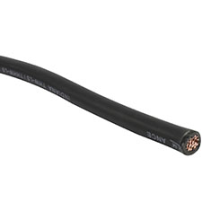 CABLE ELÉCTRICO THW-LS CALIBRE 4 AWG NEGRO POR METRO DESLIZABLE