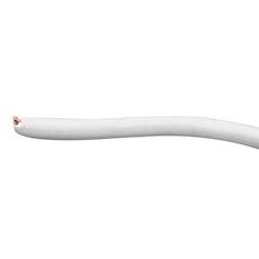 CABLE ELÉCTRICO THW CALIBRE 6 AWG BLANCO POR METRO DESLIZABLE