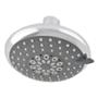 CABEZAL DE REGADERA FIJA CIRCULAR 6" ABS CROMO 5 FUNCIONES ANTISARRO