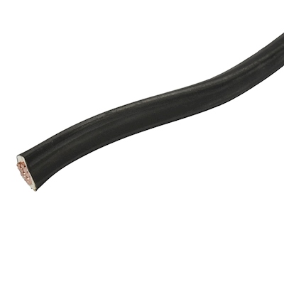 CABLE ELÉCTRICO THW CALIBRE 6 AWG NEGRO POR METRO DESLIZABLE