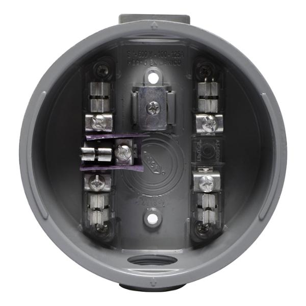 BASE PARA MEDIDOR 125A MONOFÁSICA 5 TERMINALES 600V