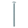 50 TORNILLOS COCHE 5/16 X 4 PULGADAS PLATA