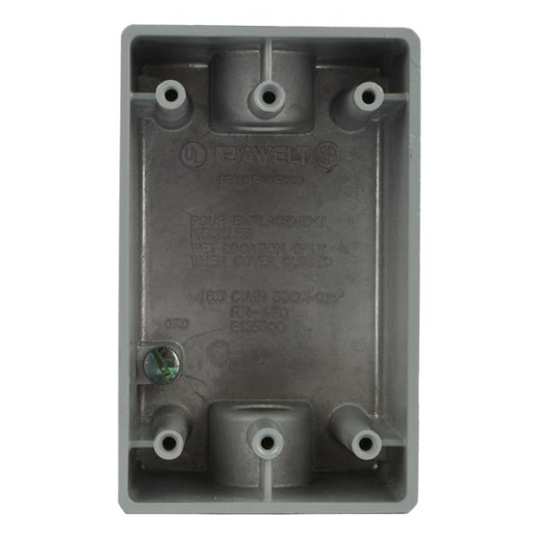 CAJA RECTANGULAR DE 1/2 PULGADA