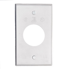 TAPA RECTANGULAR PARA CONTACTO REDONDO DE 1 9/16 PULGADAS