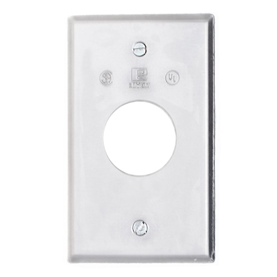 TAPA RECTANGULAR PARA CONTACTO REDONDO DE 1 3/8 PULGADAS