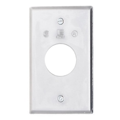 TAPA RECTANGULAR PARA CONTACTO REDONDO DE 1 3/8 PULGADAS