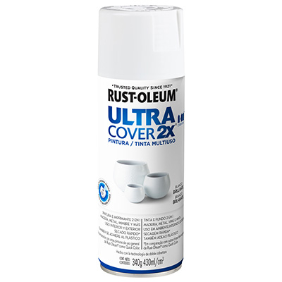 PINTURA EN AEROSOL BLANCO BRILLANTE PARA MULTISUPERFICIE DE SECADO RAPIDO 340 G