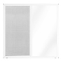 VENTANA CORREDIZA DE ALUMINIO 100 X 100 CM IZQUIERDA A DERECHA BLANCA