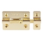 PASADOR BARRA PLANA 6.7 X 3.8 CM DORADO