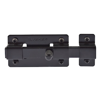 PASADOR BARRA PLANA 10.9 X 4.5 CM NEGRO