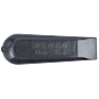 TOPE TIPO CUÑA PARA PUERTA 2 X 4 X 12 CM NEGRO