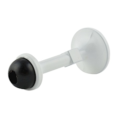 TOPE RECTO PARA PUERTA 2.9 X 2.9 X 6.2 CM BLANCO