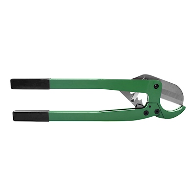 TIJERA CORTA TUBO 6.3 CM VERDE ROTOPLAS