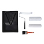 KIT DE PINTURA PARA MUROS DE PLÁSTICO SEMIPROFESIONAL 5 PIEZAS 39.5 X 29 X 6.5
