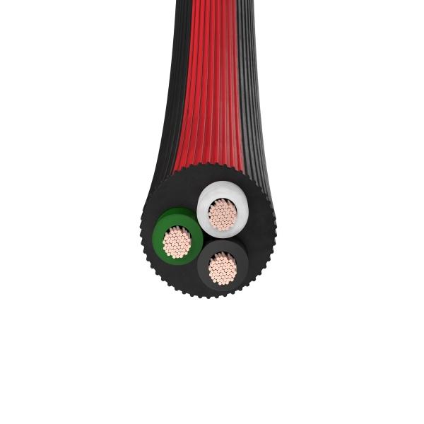 CABLE ELÉCTRICO USO RUDO SJT CALIBRE 12 NEGRO POR METRO