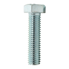 50 TORNILLOS CABEZA HEXAGONAL 1/2 X 2 PULGADAS PLATA