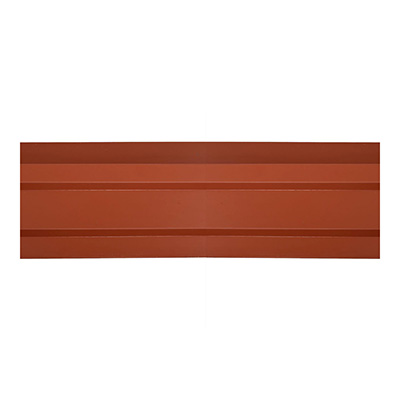 MOLDURA MARQUESINA ROJA EN METAL DE 18.5 X 305 CM