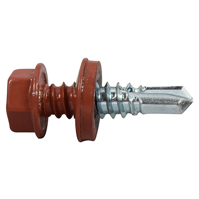 PIJA AUTOTALADRANTE 1.3 x 3 CM ROJA