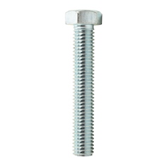 50 TORNILLOS CABEZA HEXAGONAL 1/2 X 3 PULGADAS PLATA