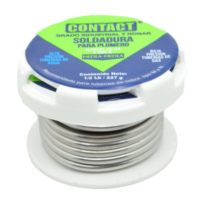 SOLDADURA CONTACT PARA PLOMERÍA 227G PLATA