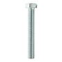 25 TORNILLOS CABEZA HEXAGONAL 1/2 X 4 PULGADAS PLATA