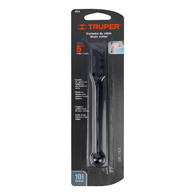 CORTADOR DE VIDRIO ACERO 5" PARA CORTE DE VIDRIO