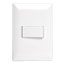APAGADOR SENCILLO CON PLACA DE PARED BLANCO