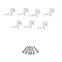 FIJADORES DE PARED DE PLÁSTICO DE 3.9 CM