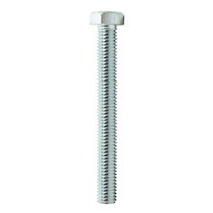 25 TORNILLOS CABEZA HEXAGONAL 1/2 X 5 PULGADAS PLATA
