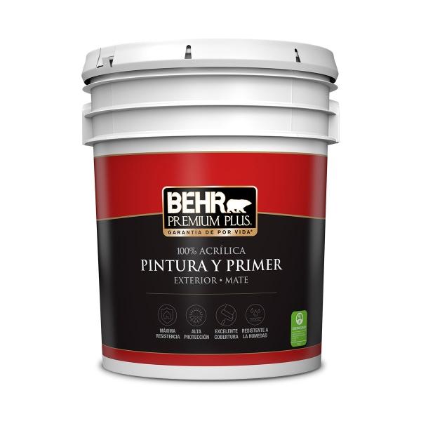 PINTURA BEHR PREMIUM PLUS MATE BASE OSCURA 17.1 L