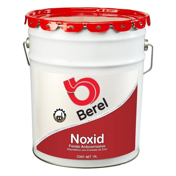 Fondo Anticorrosivo Berel Noxid Alquidálico Interior/Exterior 19L Color Rojo Oxido