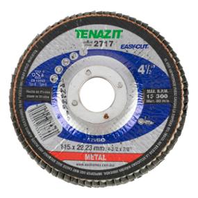DISCO LAMINADO PARA METAL ESMERILADORA ANGULAR 4 1/2" GRANO 60