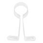 SOPORTE CENTRAL PARA TUBO REDONDO 1 PULGADA BLANCO