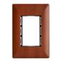 PLACA DE PARED DE 3 MÓDULOS CEREZO
