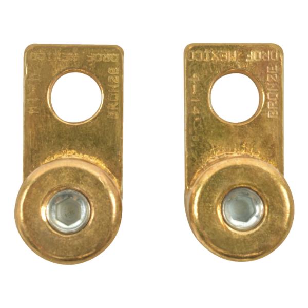 TERMINAL ELÉCTIRCA REUTILIZABLE CALIBRE 14 A 4 AWG DORADO DROF 2 PIEZAS