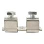 UNIÓN RECTA MECÁNICA CALIBRE 2 A 1/0 AWG PLATA DROF